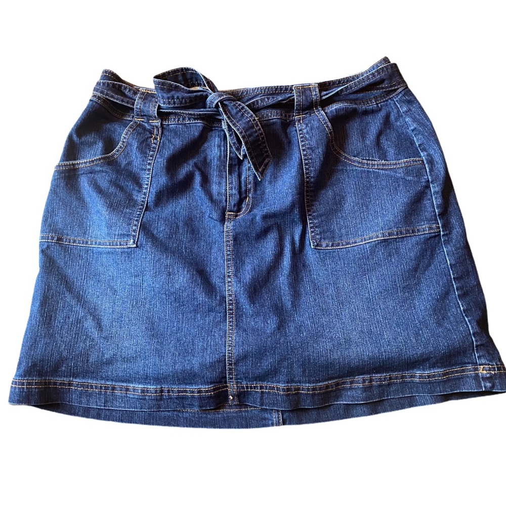 St. John’s bay denim skort!